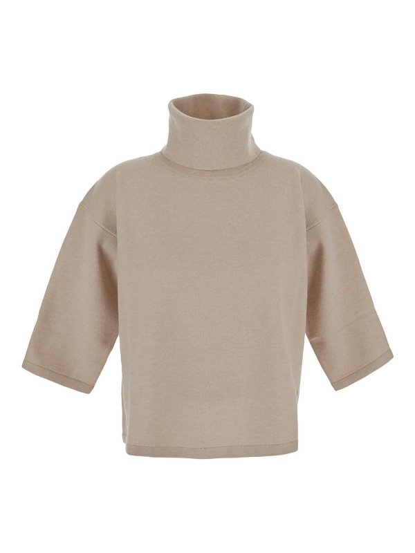 GENTRYPORTOFINO: クルーネック - クルーネック - ベージュ