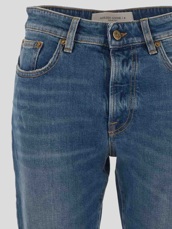 The Best Shops GOLDEN GOOSE: Jeans évasés - Jean Bootcut - Bleu