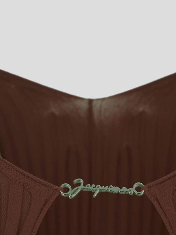 The Best Shops JACQUEMUS: Tops y camisetas sin mangas - Top - Marrón