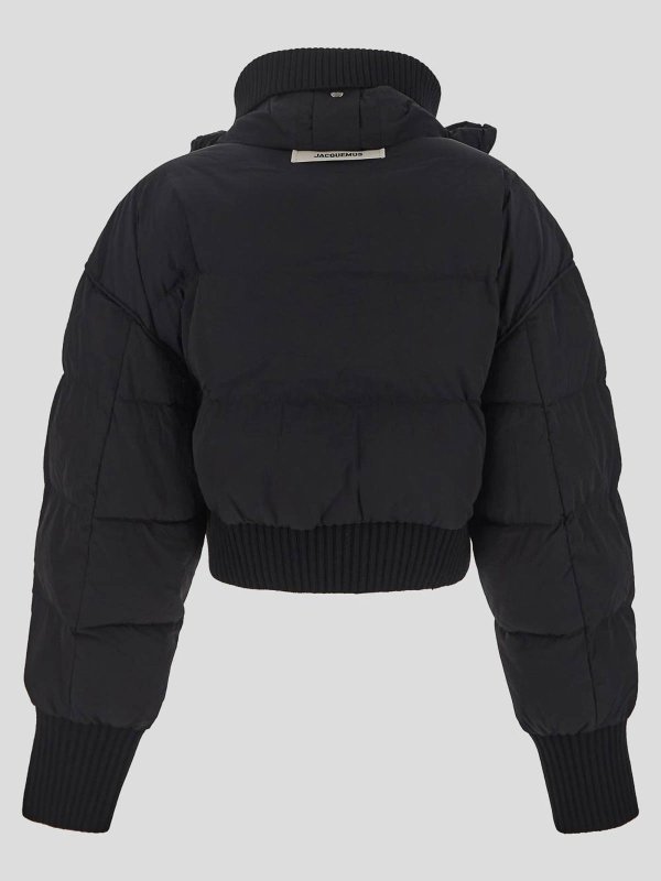JACQUEMUS: short coats online - Jacquemus coat black