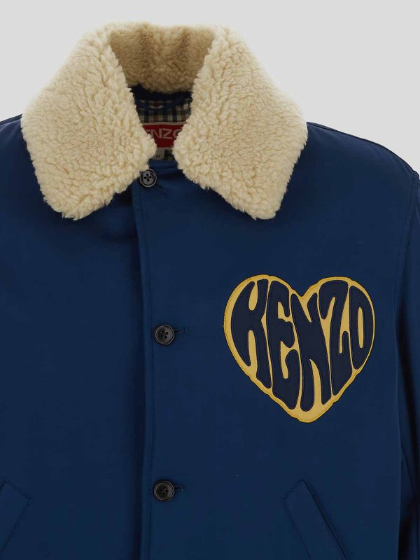 The Best Shops KENZO: casual jackets - Faux fur collar jacket