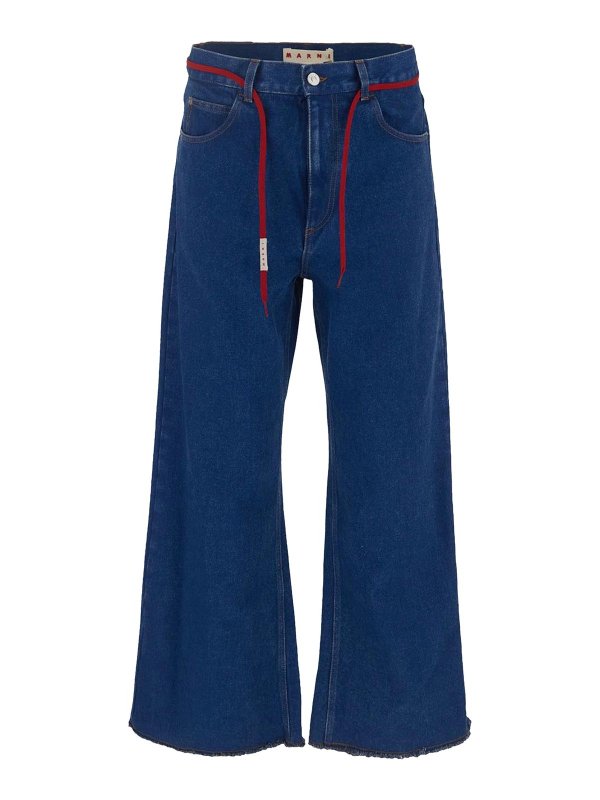 Marni: ブーツカットジーンズ - ブーツカットジーンズ - ブルー