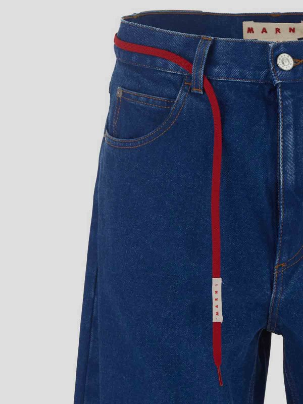 The Best Shops Marni: ブーツカットジーンズ - ブーツカットジーンズ - ブルー