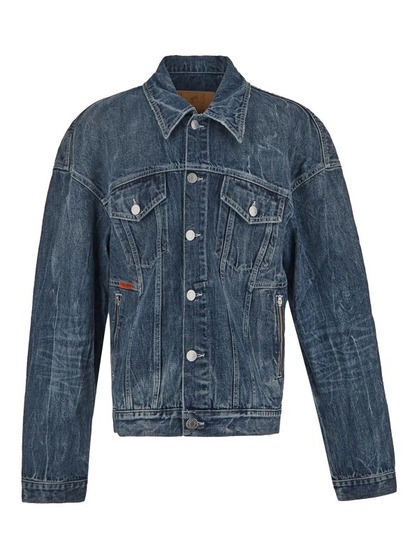 MARTINE ROSE: denim jacket - denim jacket