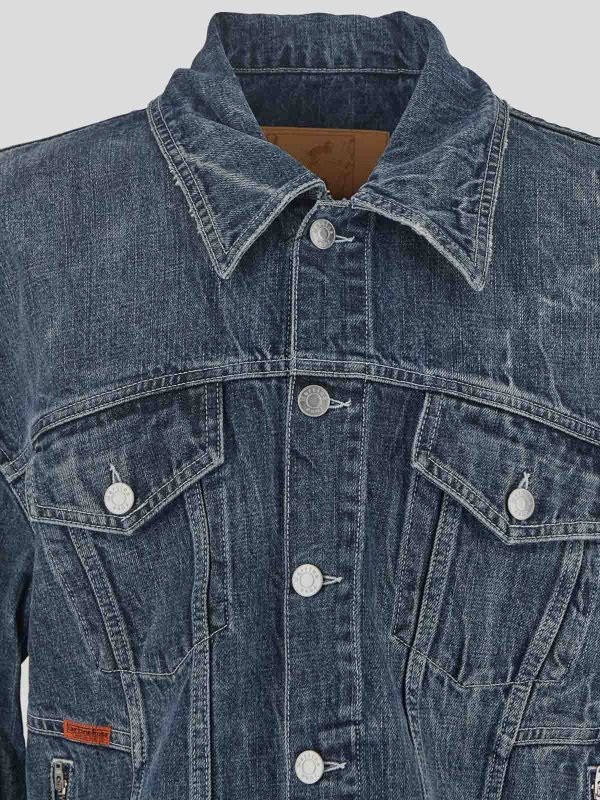The Best Shops MARTINE ROSE: denim jacket - denim jacket