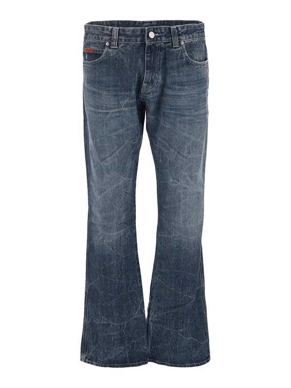 MARTINE ROSE: Bootcut - Bootcut Jeans - Rosa