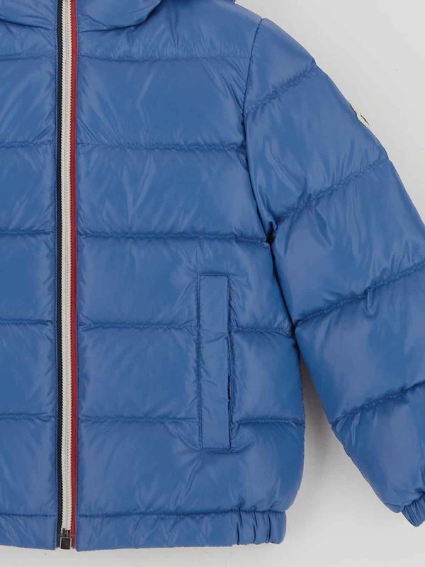 The Best Shops MONCLER JR: padded jackets - blue jacket with zip