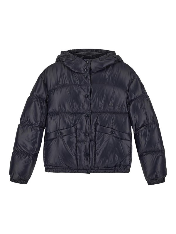 MONCLER JR: padded jackets - blue jacket with zip
