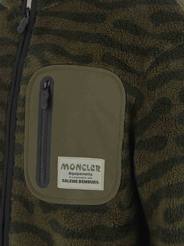 The Best Shops MONCLER: padded jackets - blue jacket with zip
