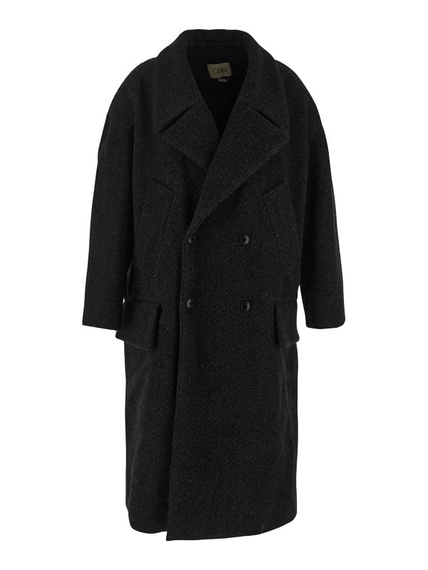 QUIRA: trench coats - double breasted overcoat