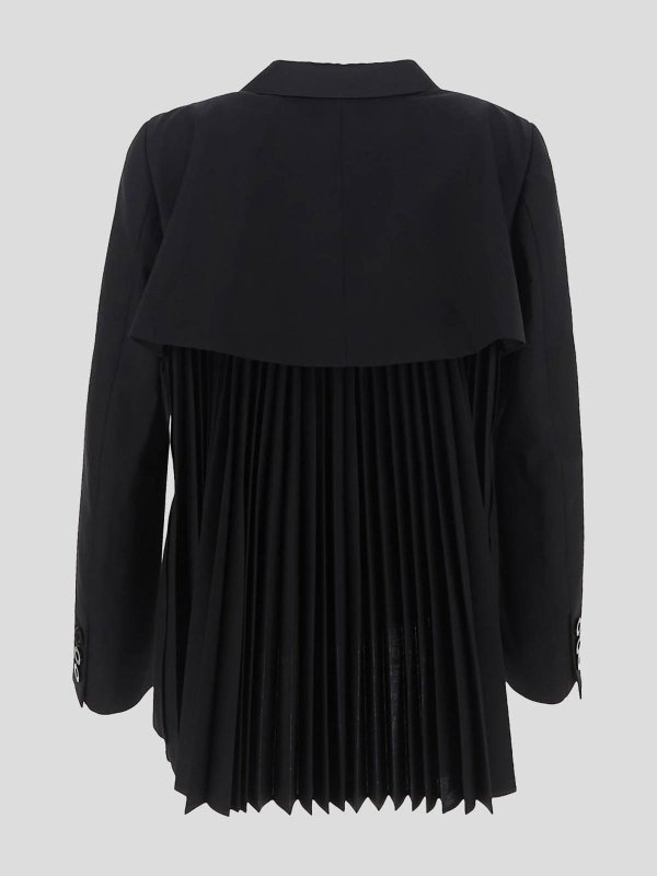 Sacai: blazers online - double-breasted jacket