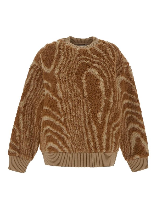 STELLA McCARTNEY: Sudaderas y suéteres - Sudadera - Marrón