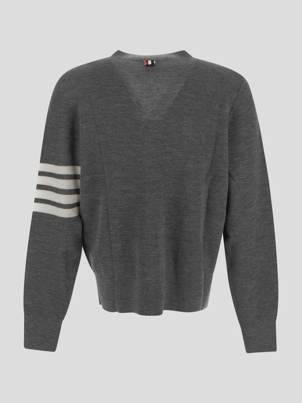 THOM BROWNE: cardigans online - Wool cardigan