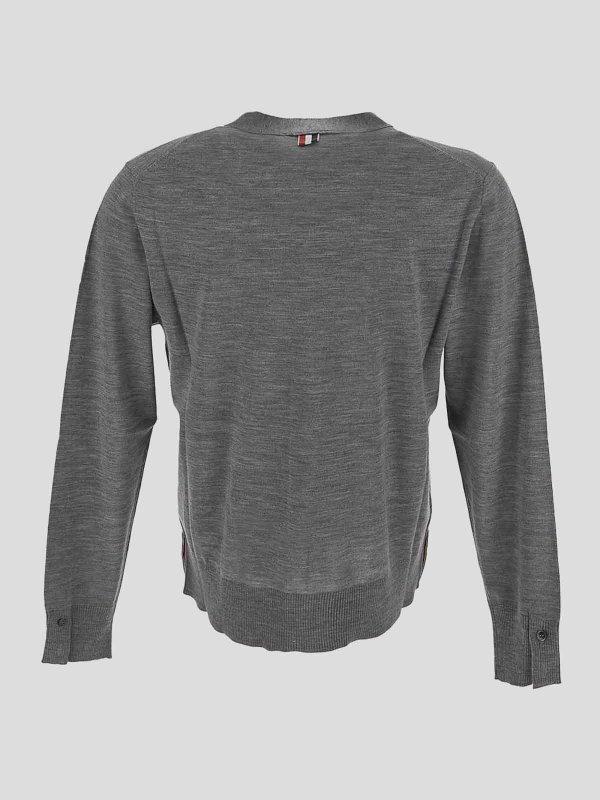 THOM BROWNE: cardigans online - Wool cardigan