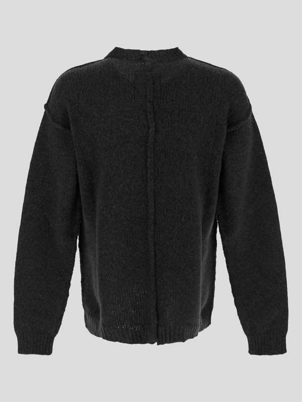 UMA WANG: crew necks online - Knitted wool pullover