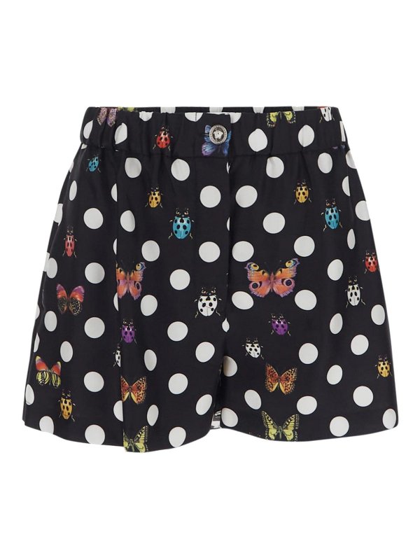 VERSACE: casual trousers - Versace shorts multicolour