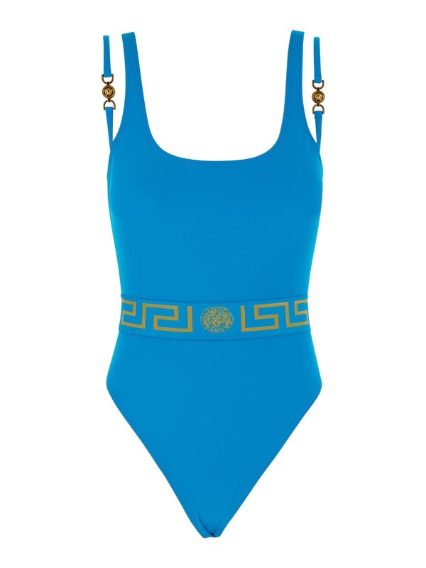 VERSACE: Bañadores - Bañador - Azul