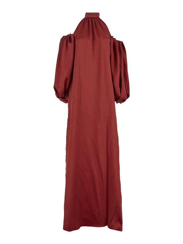 CRIDA: ニーレングスドレス - 膝丈ドレス - 赤