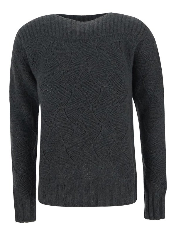 DRUMOHR: Pull col rond - Pull Col Rond - Gris