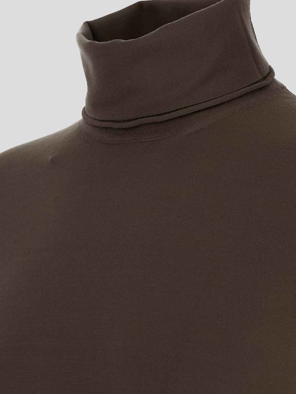 The Best Shops GOES BOTANICAL: maglia collo rotondo - Pullover marrone in lana