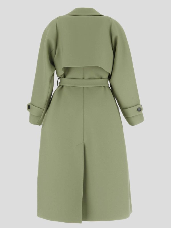 HEVO: cappotti corti online - Trench verde