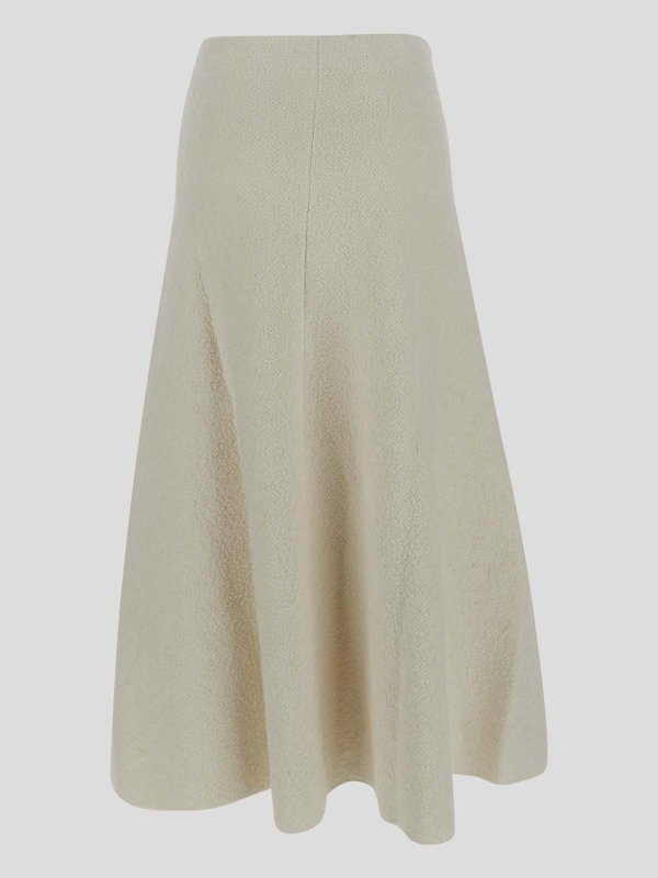 JIL SANDER: Jupes midi et au genou online - Jupe Midi - Blanc