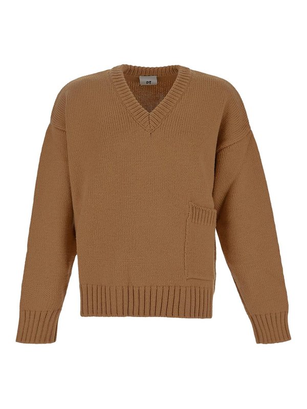 PT TORINO: crew necks - Pt Torino Pullover