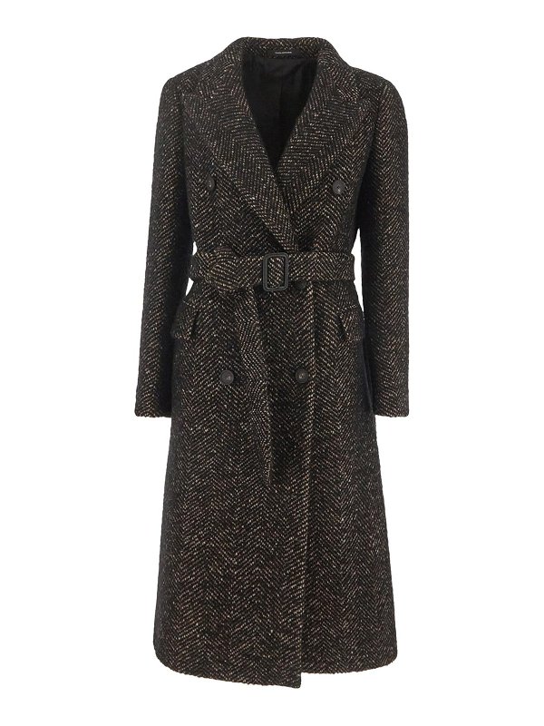 TAGLIATORE: ショートコート - ショートコート - 黒