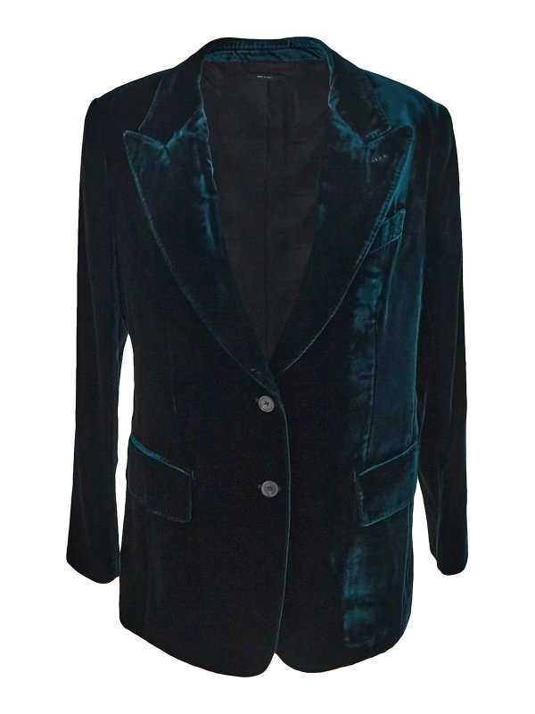 TOM FORD: blazers - Green jacket