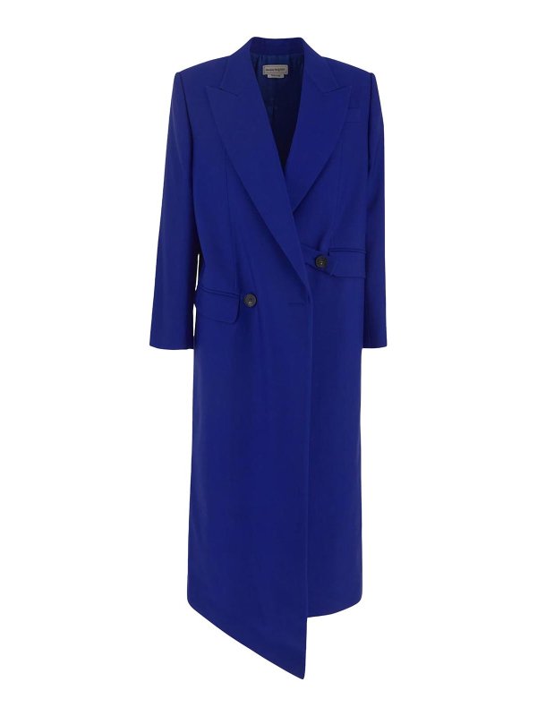 ALEXANDER MCQUEEN: Kurze Mäntel - Kurzer Mantel - Blau