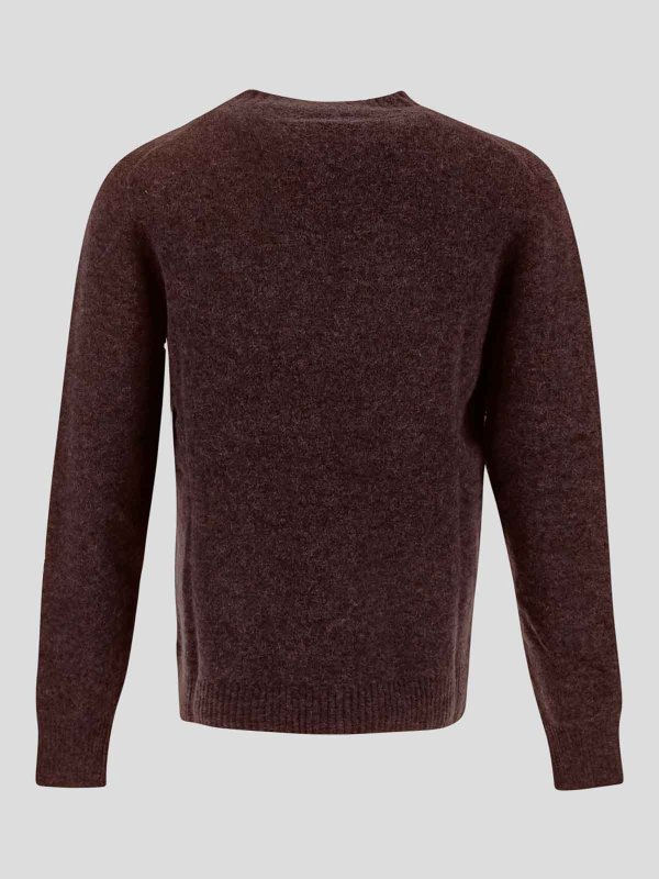 BALLANTYNE: crew necks online - Ballantyne Pullover brown
