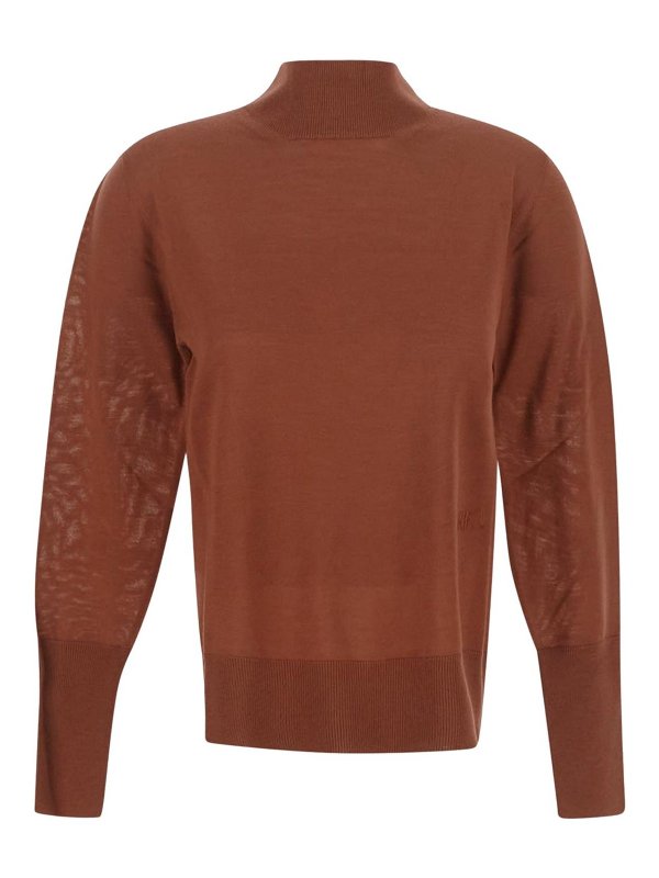 Erika Cavallini: クルーネック - クルーネック - ブラウン