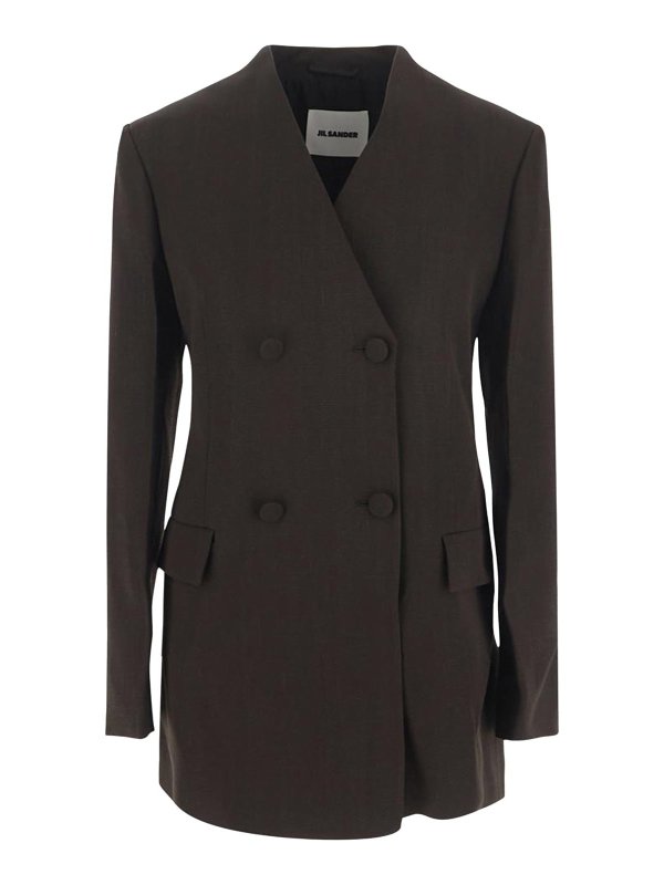 JIL SANDER: blazers - Silk blazer