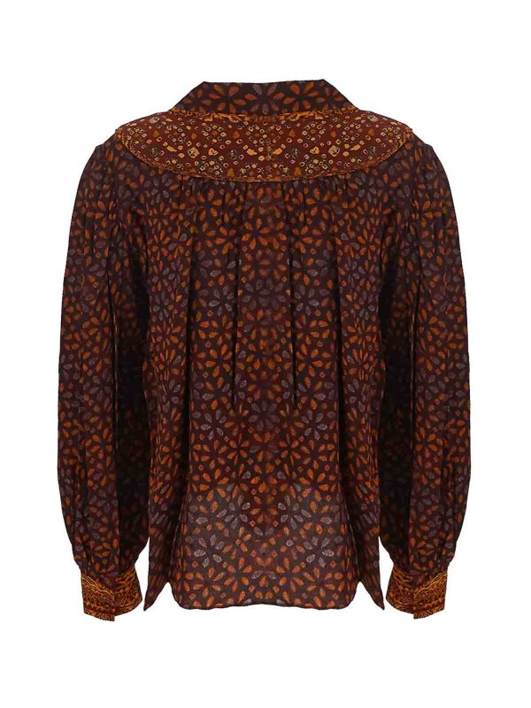 ULLA JOHNSON: ブラウス online - ブラウス - オレンジ