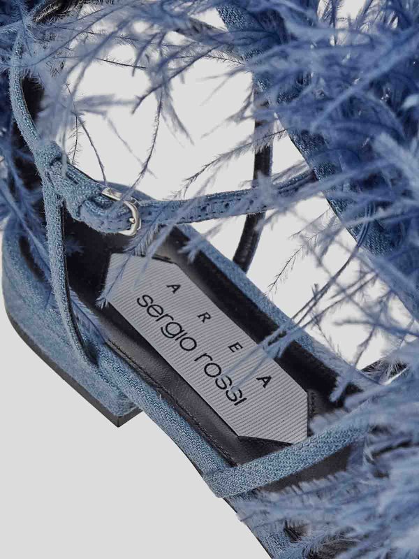 フラットシューズ - ブルー shop online: AREA