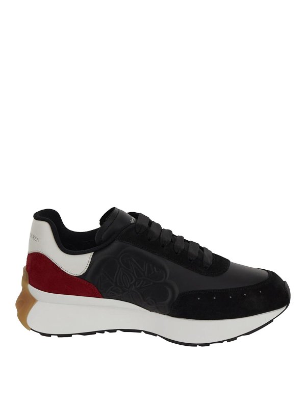 ALEXANDER MCQUEEN: Chaussures de sport - Baskets - Noir