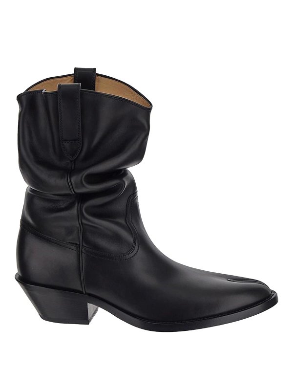 Maison Margiela: ブーツ - ブーツ - 黒