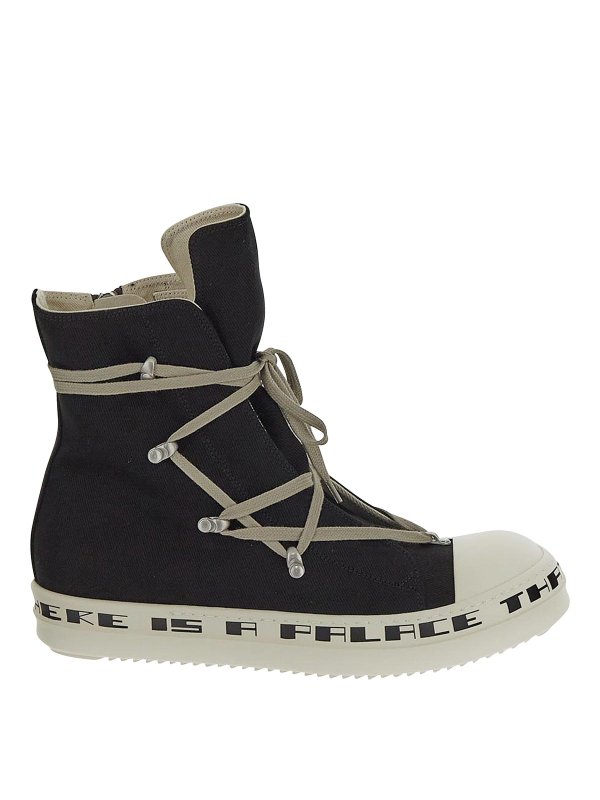 RICK OWENS: Zapatillas - Zapatillas - Negro