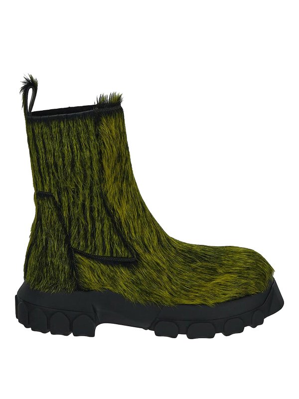 RICK OWENS: Stiefel - Stiefel - Grün