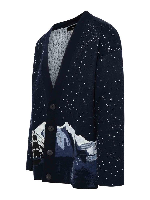 The Best Shops ALANUI: Cardigans - Cardigan - Blau