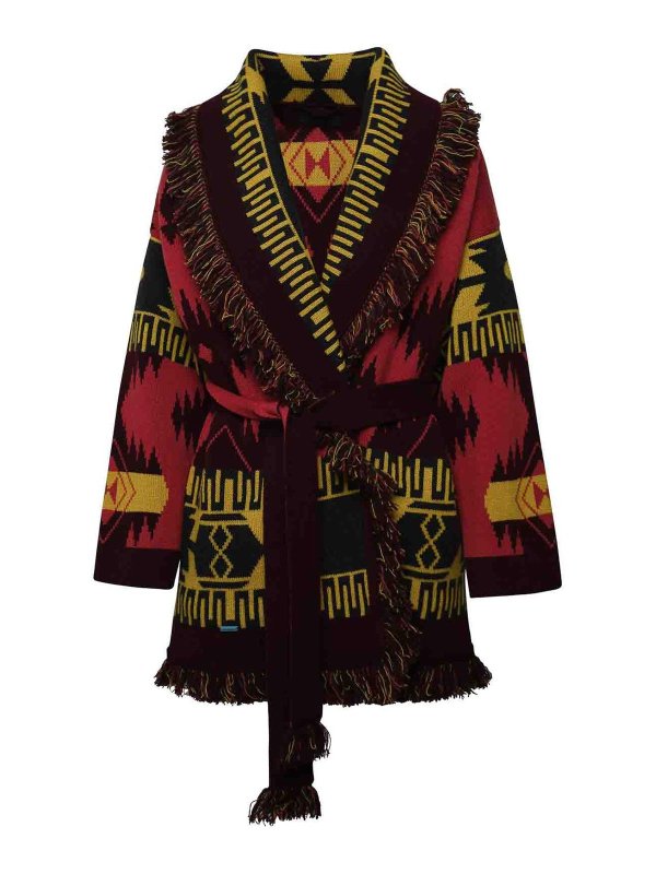 ALANUI: cardigans - Cardigan icon jacquard