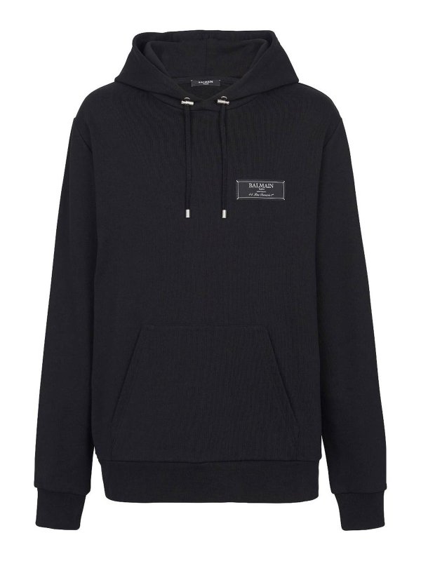 Balmain: Sudaderas y suéteres - Sudadera - Negro