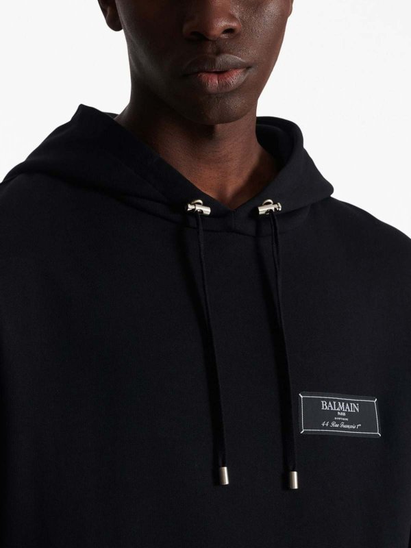 Balmain: Sudaderas y suéteres online - Sudadera - Negro