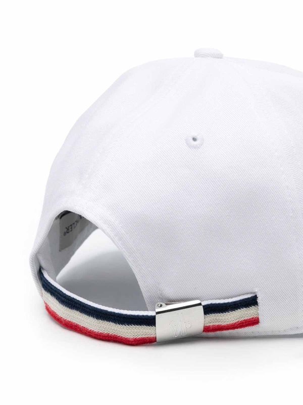 MONCLER: hats & caps online - Moncler Logo Baseball Cap