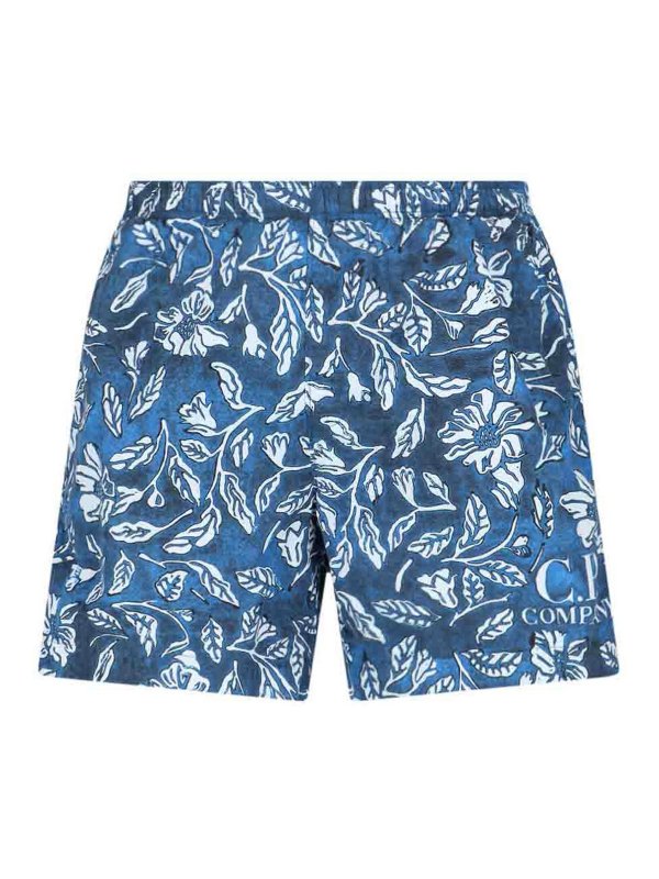 C.P. COMPANY: トラウザーショーツ - ショートパンツ - ブルー