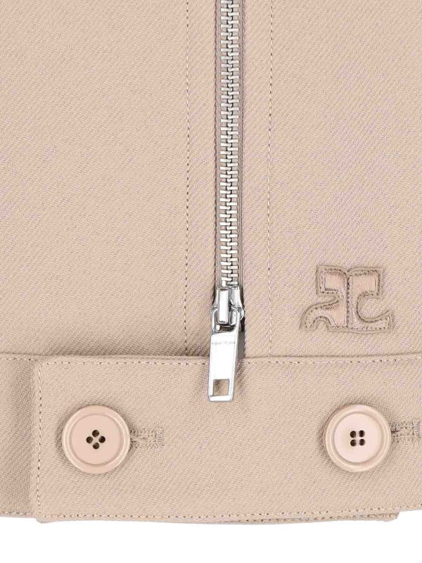 Courreges workwear zip jacket shop online: Courreges