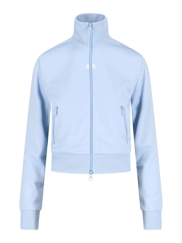 Courreges: スウェット＆セーター - スウェットシャツ/セーター - ブルー