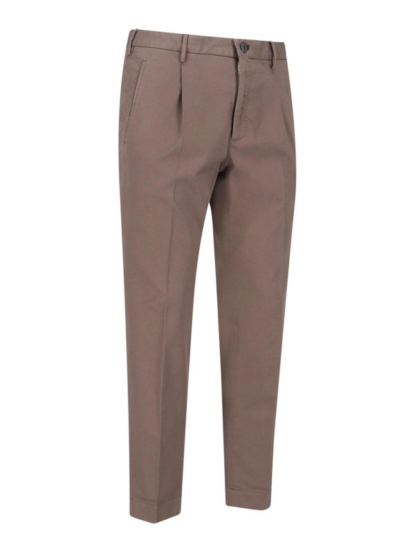 INCOTEX: casual trousers online - Gray blend pants