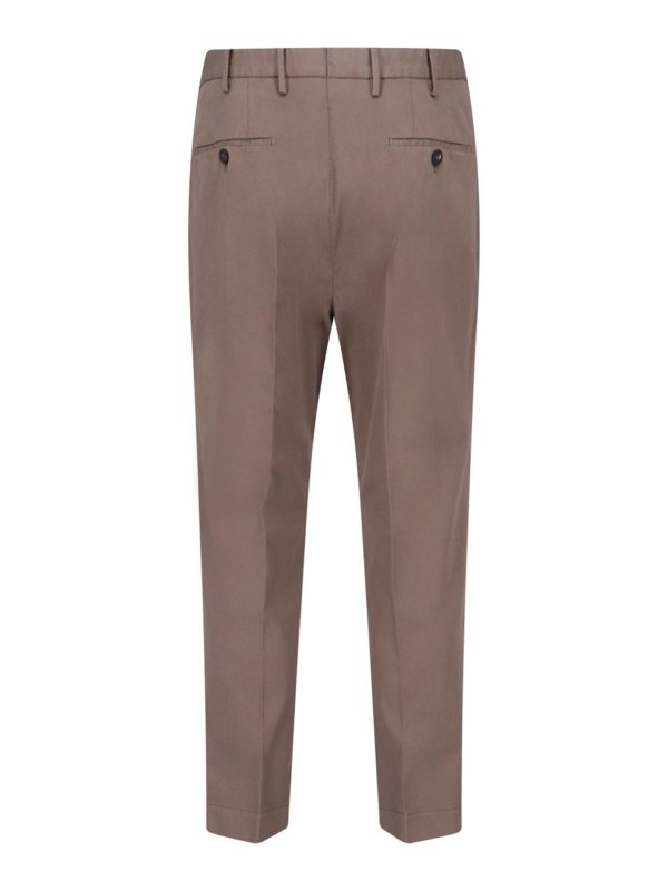 The Best Shops INCOTEX: casual trousers - Gray blend pants