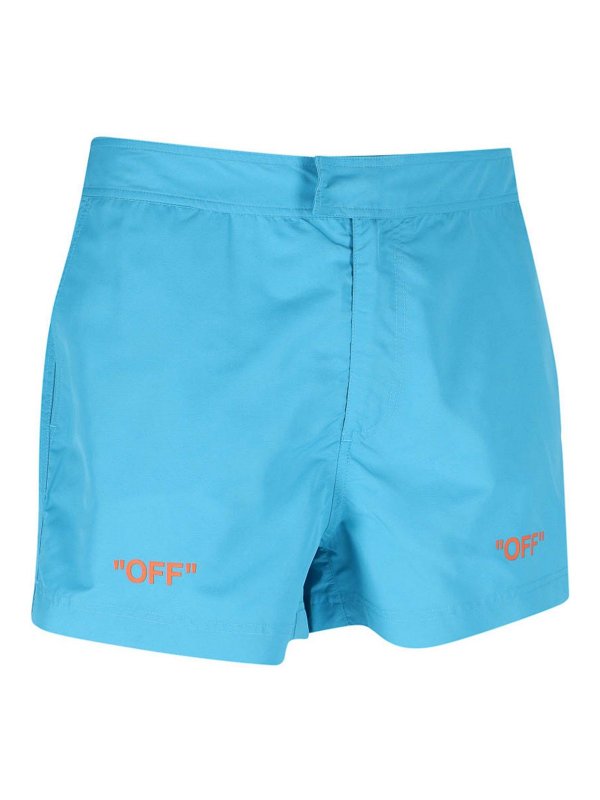 OFF-WHITE: Trousers Shorts online - Swim shorts